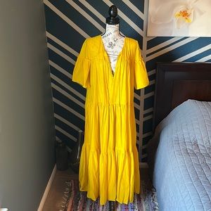 J. Crew Original Beachwear Yellow Dress